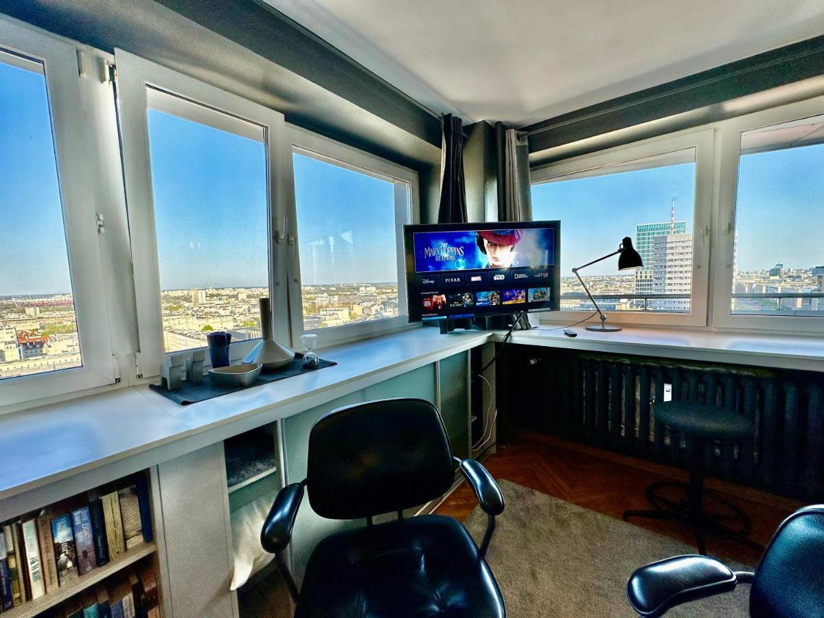 ורשה Super Apartament Grey Centrum 2X Metro Fast Wifi 300 Mbs Netflix Appletv Smarttv Spotify Panorama Miasta מראה חיצוני תמונה